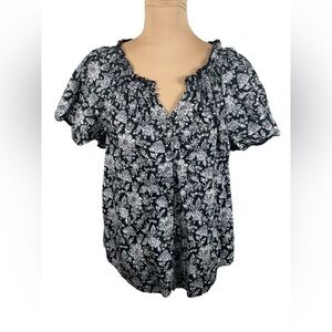 La Vie Rebecca Taylor Provencal Top Size Medium
